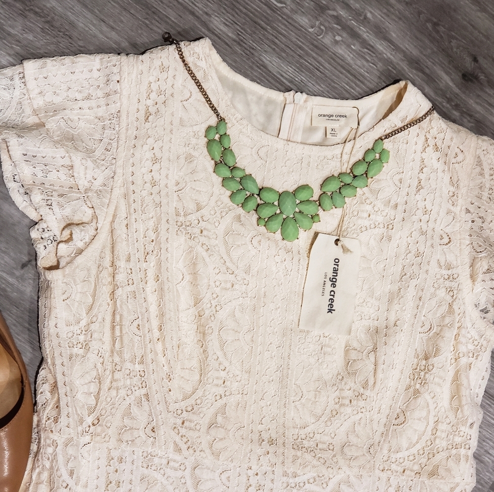 *NEW* Lace Midi Dress